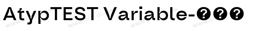 AtypTEST Variable字体转换
